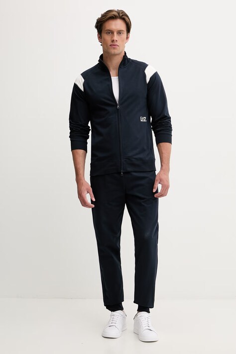 EA7 Emporio Armani komplet dresowy męski granatowy AF12681.7M001281