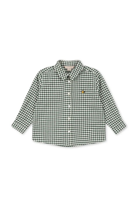 Konges Sløjd koszula bawełniana dziecięca FORET LS SHIRT GOTS kolor multicolor KS104194