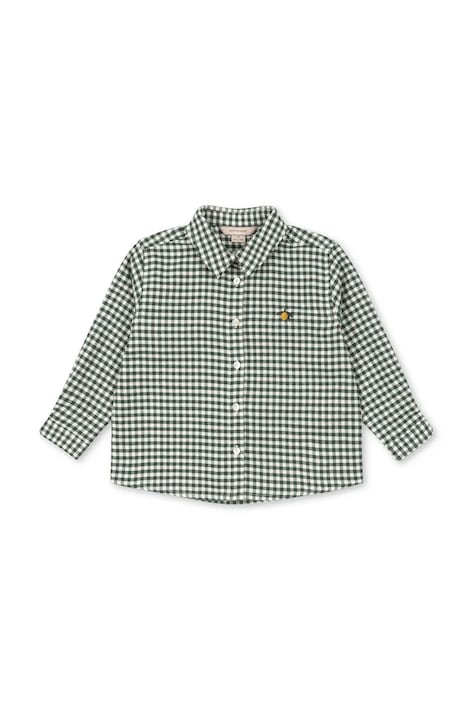 Dětská bavlněná košile Konges Sløjd FORET LS SHIRT GOTS více barev, KS104194