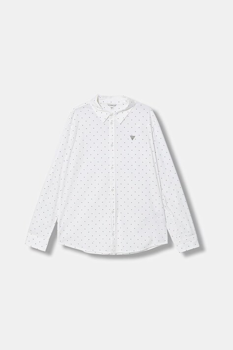 Guess koszula dziecięca kolor biały L6RH02 WE5W0