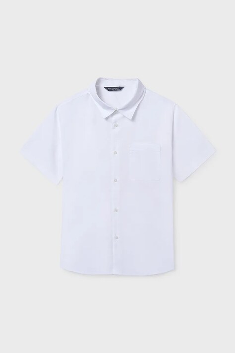 Mayoral koszula bawełniana dziecięca kolor biały 6172