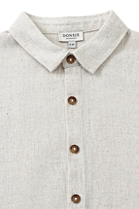 Дитяча сорочка з додаванням льону Donsje Brammie Shirt — фото 4