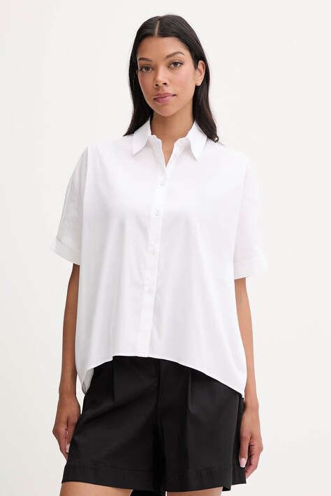 Max Mara Beachwear koszula plażowa damska PITTURA biała 2616111029600