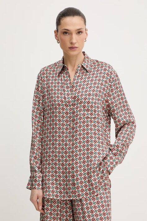 PS Paul Smith koszula damska z wiskozy pomarańczowa W2R-331B-V31436