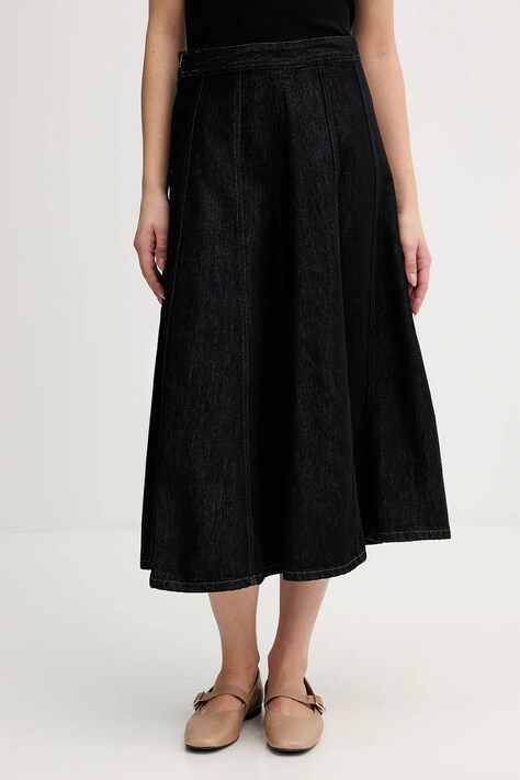 Tommy Hilfiger koszula damska kolor granatowy regular z kołnierzykiem klasycznym WW0WW47782