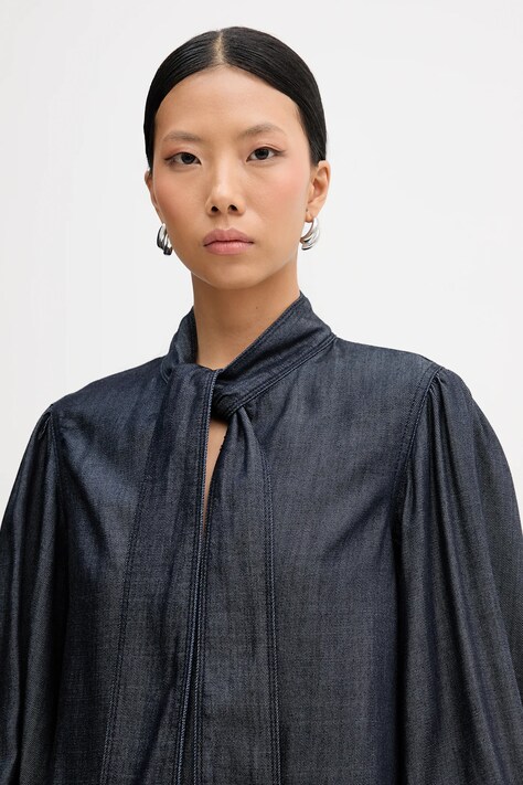 Джинсова блузка Karl Lagerfeld FLUID DENIM — фото 4