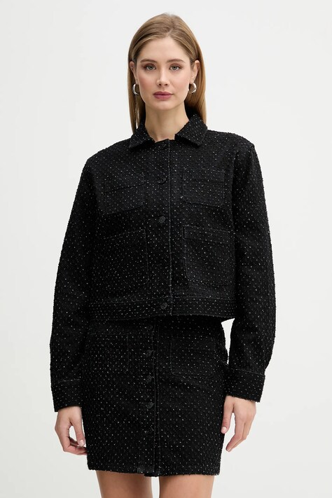 Jakna Armani Exchange črna barva, XW001820 AF18855