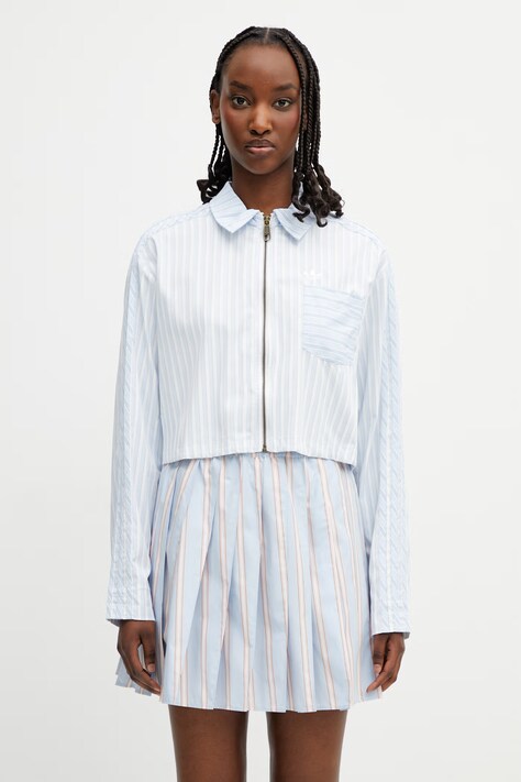 adidas Originals shirt Women's blue striped KC8870