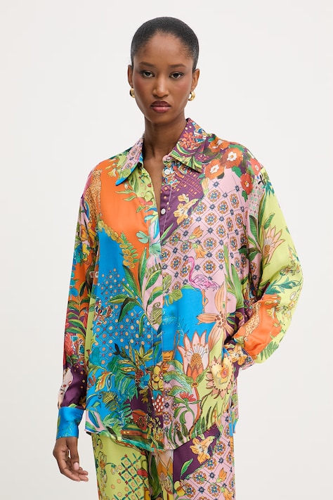 Liu Jo koszula damska z wiskozy wielokolorowa WA6485 T471A