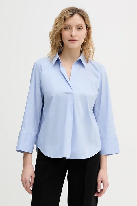 Marella bluzka Emme by Marella damska kolor niebieski gładka 2615111091200