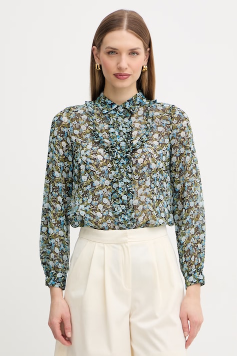 Сорочка IBlues ALARICO колір чорний regular класичний комір 2617111311200