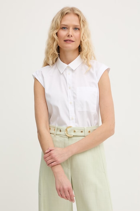 Marella koszula damska bawełniana Emme by Marella biała 2615111032200