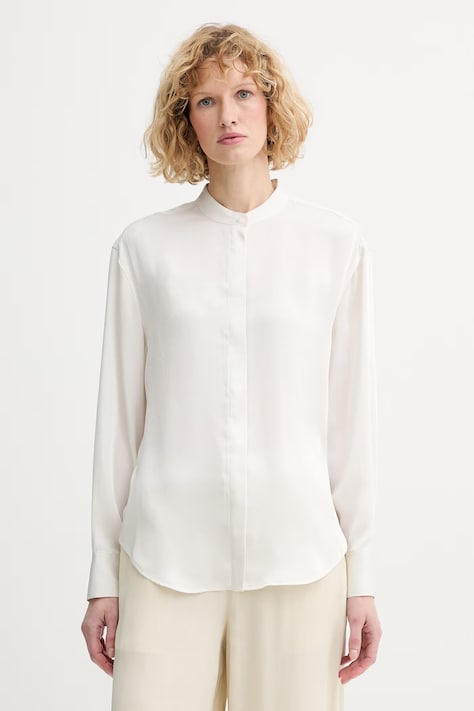 Calvin Klein camicia beige liscia LV044F103G