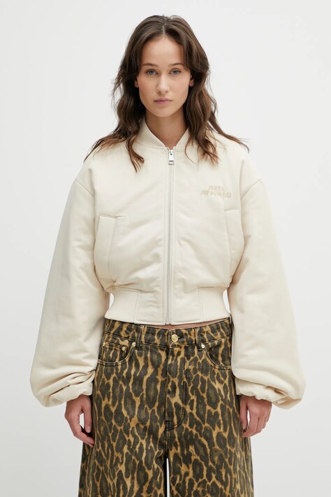 Axel Arigato kurtka Lola Bomber Jacket kolor beżowy przejściowa A3744001