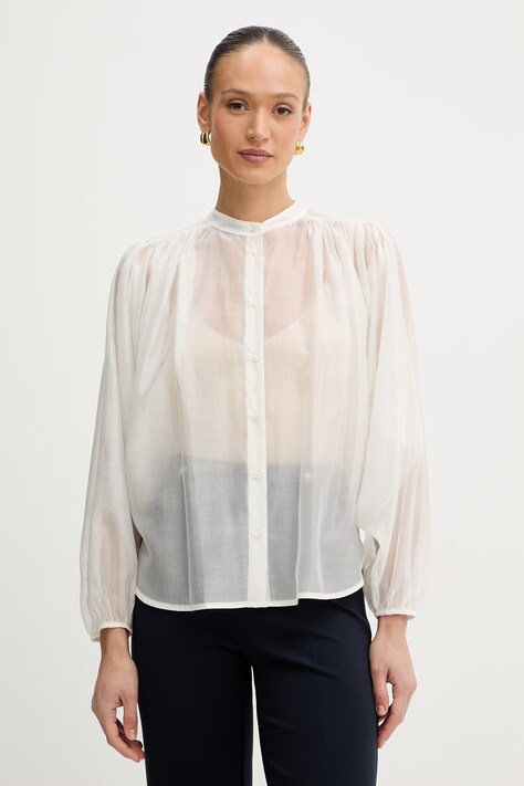 Twinset koszula damska kolor beżowy relaxed 261TF2040