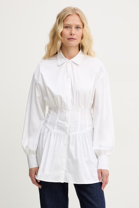 Guess koszula damska LORI Beżowa gładka W6GH97 W2412