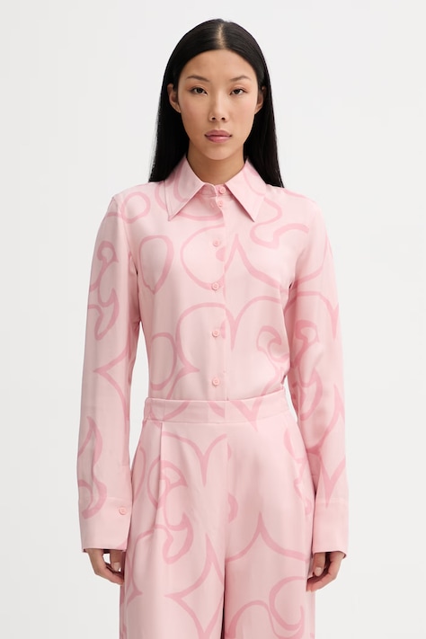 Marimekko риза дамска с вискоза розова 095130