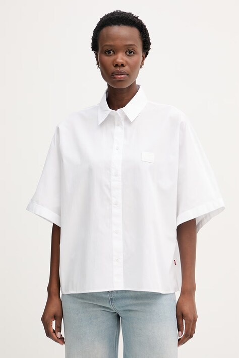 Joop! koszula damska bawełniana biała gładka 30101888