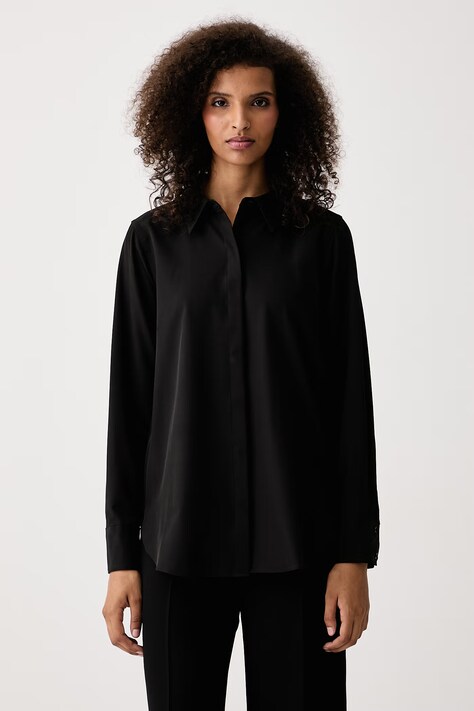 DKNY Koszula damska czarna gładka WYTN6751