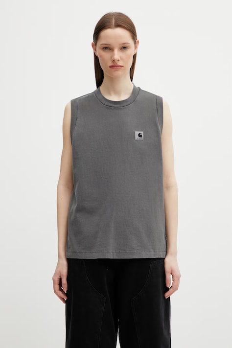 Carhartt WIP W' Nelson A-Shirt top cotton Women's gray I034514.89GD