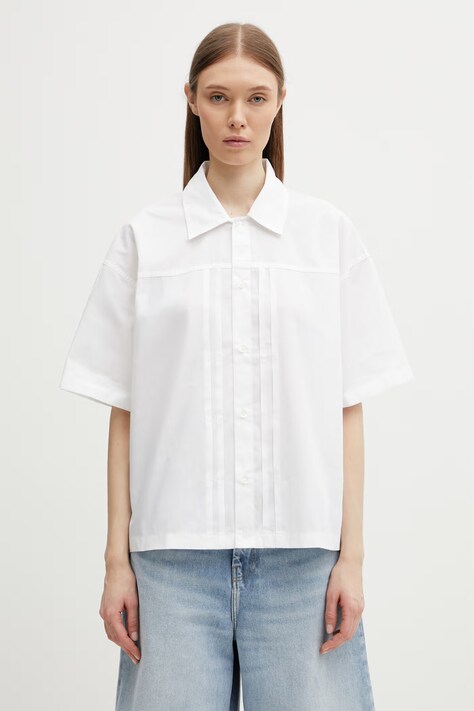 Carhartt WIP W' S/S Belmont Shirt koszula bawełniana damska biała I036277.02XX