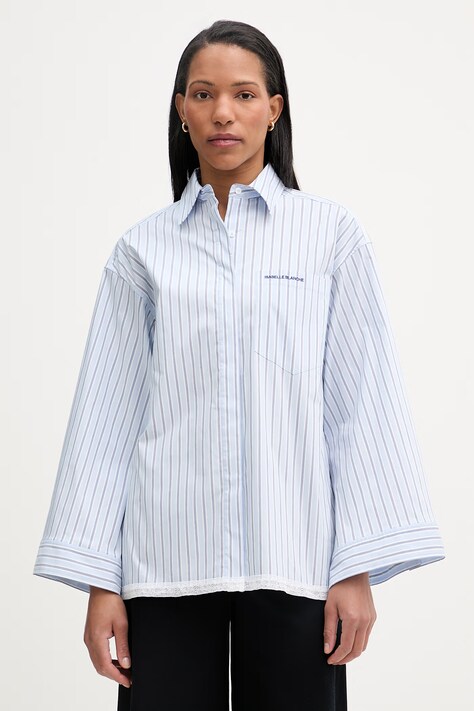 Isabelle Blanche koszula damska niebieska w paski IS26SS-C091-T021