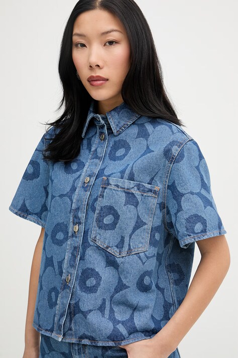 Marimekko сорочка жіноча джинсова — фото 4