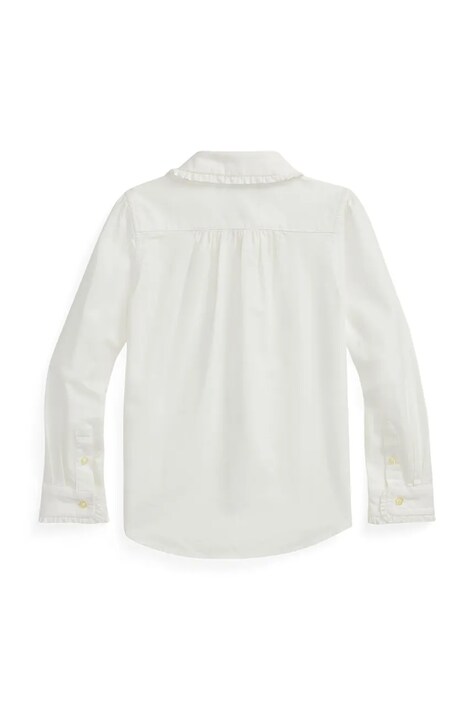 Дитяча бавовняна сорочка Polo Ralph Lauren — SS26-KDG001, білий — фото 2