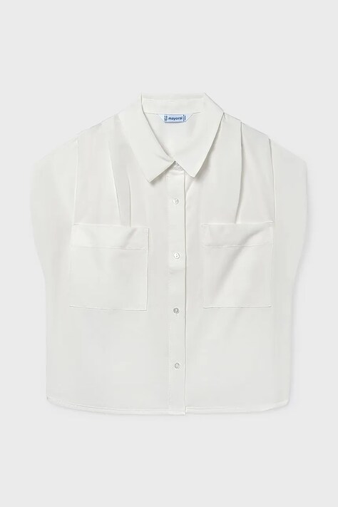 Mayoral koszula dziecięca kolor biały 6158