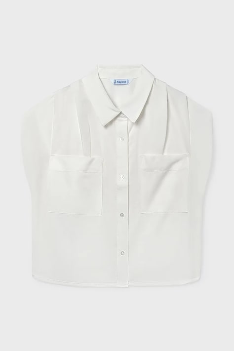 Mayoral koszula dziecięca kolor biały 6158