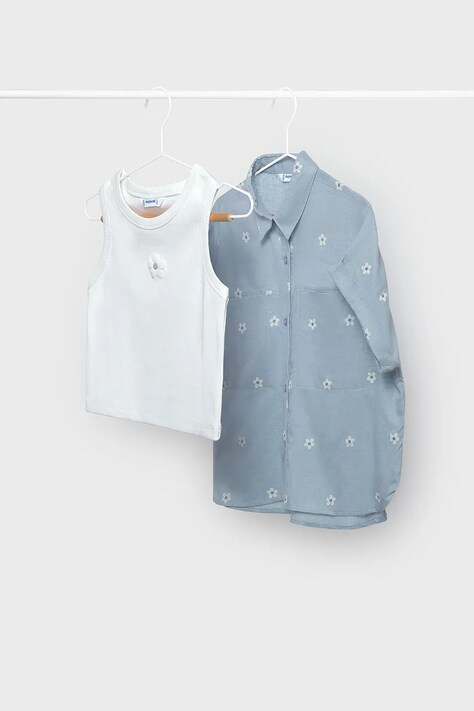 Mayoral koszula dziecięca kolor niebieski 6159