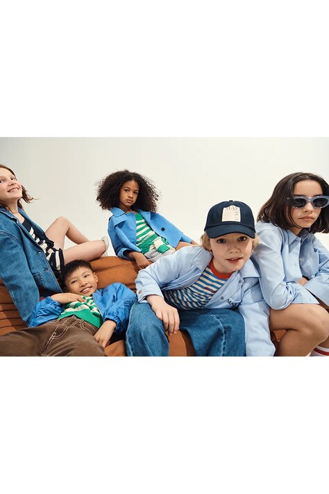 MAX&Co. kurtka dziecięca MAXJ49F JACKET kolor niebieski MX0276