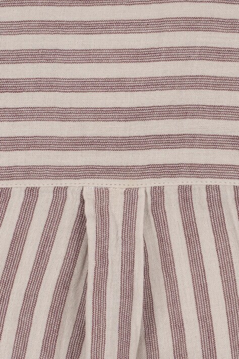 Konges Sløjd koszula dziecięca bawełniana ELY SHIRT GOTS bordowa w paski KS105216