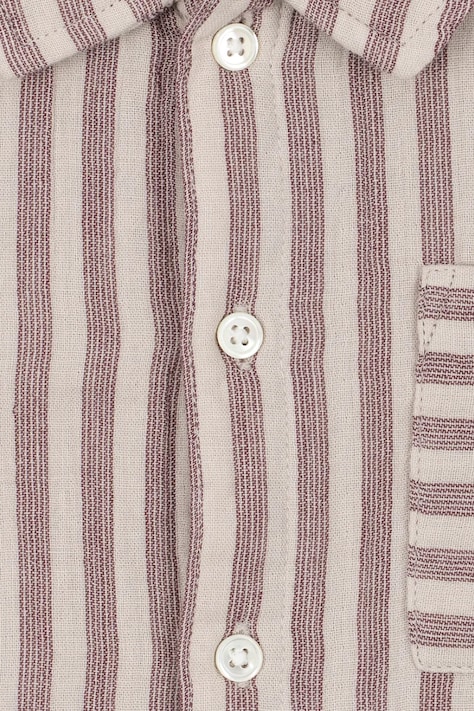 Konges Sløjd сорочка дитяча бавовняна ELY SHIRT GOTS — SS26-KDK00D, бордо — фото 5