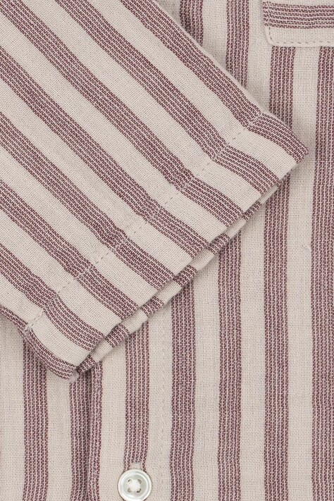Konges Sløjd сорочка дитяча бавовняна ELY SHIRT GOTS — SS26-KDK00D, бордо — фото 6