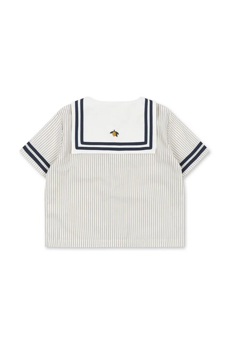 Konges Sløjd сорочка дитяча бавовняна ALLIE SAILOR SHIRT GOTS — SS26-KDK00H, білий — фото 2