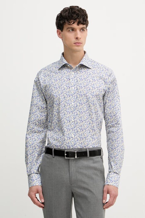 Eton koszula męska bawełniana fioletowa 100014854