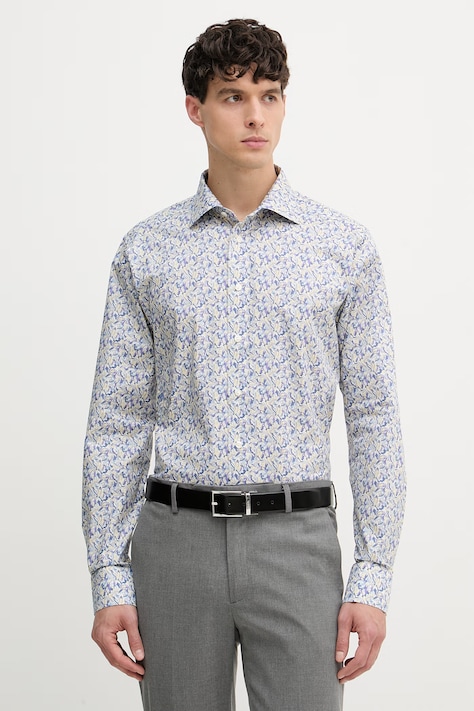 Eton koszula męska bawełniana fioletowa 100014854