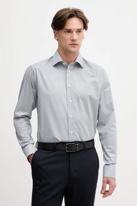 Eton koszula męska bawełniana niebieska 100014846