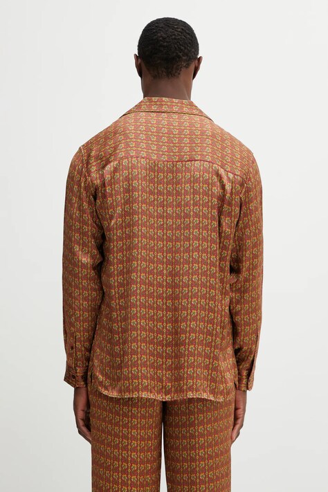 Πουκάμισο Drôle de Monsieur Chemise Paisley χρώμα: κόκκινο, J.SH233.VI027.RD