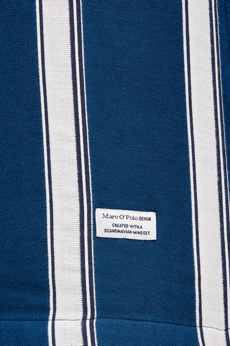 Бавовняна сорочка Marc O'Polo — SS26-KDM065, блакитний — фото 5