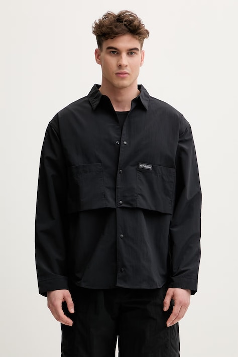 Columbia koszula męska Chill Creek czarna gładka 2157471