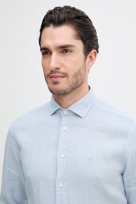 Hackett London cămașă de in regular, HM3010636