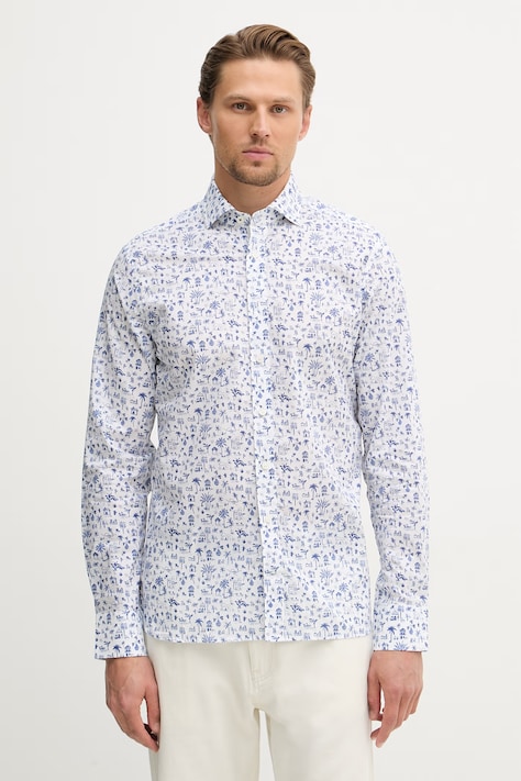 Hackett London сорочка чоловіча бавовняна блакитна HM3010612