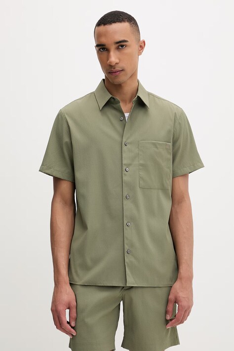 Calvin Klein férfi ing zöld sima LV04LF109G