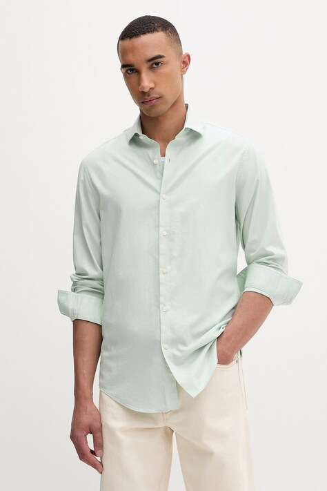 Calvin Klein košile pánská zelená LV019EU120