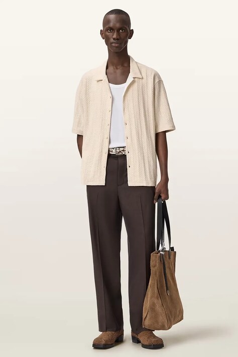 Бавовняна сорочка AllSaints TRACE — фото 3