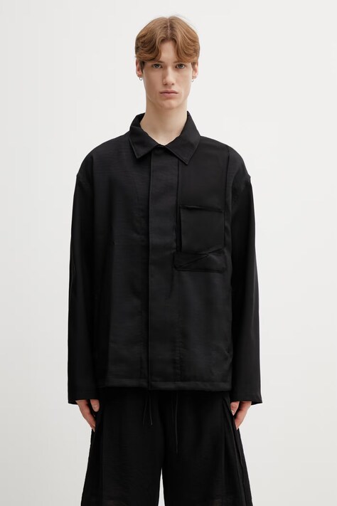 Y-3 shirt UT BLOUSON black color relaxed KC6750