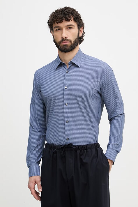 BOSS сорочка чоловіча LIAM блакитна 50562148
