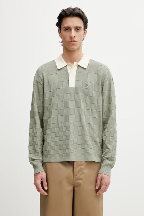 Filling Pieces Rugby пуловер от вискоза дамски зелен 412675500243.302